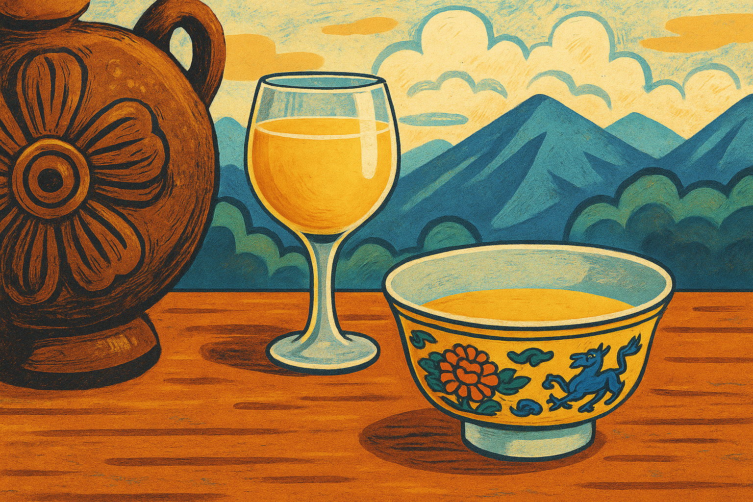 Tibetan Barley Wine: The Soul of the Highlands in a Wooden Cup